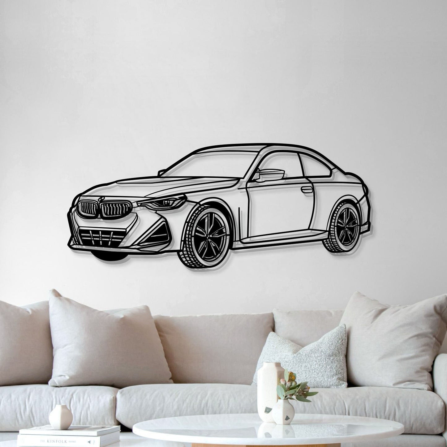 2024 BMW M240i PERSPECTIVE Silhouette Metal Wall Art