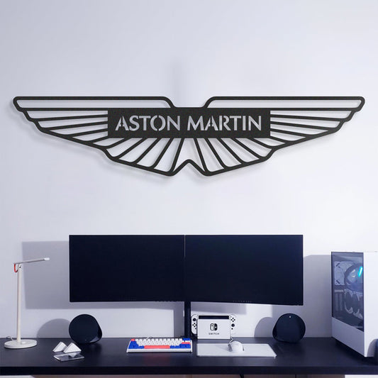 لوحة شعار شركة آستون مارتن Aston martin