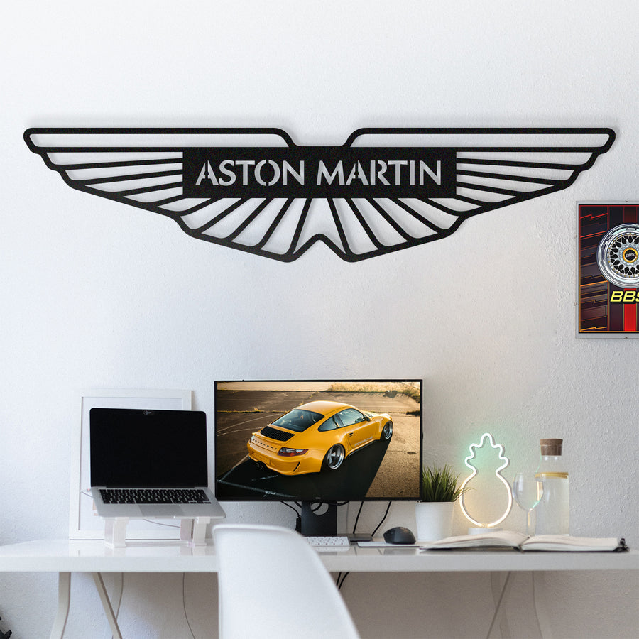 لوحة شعار شركة آستون مارتن Aston martin