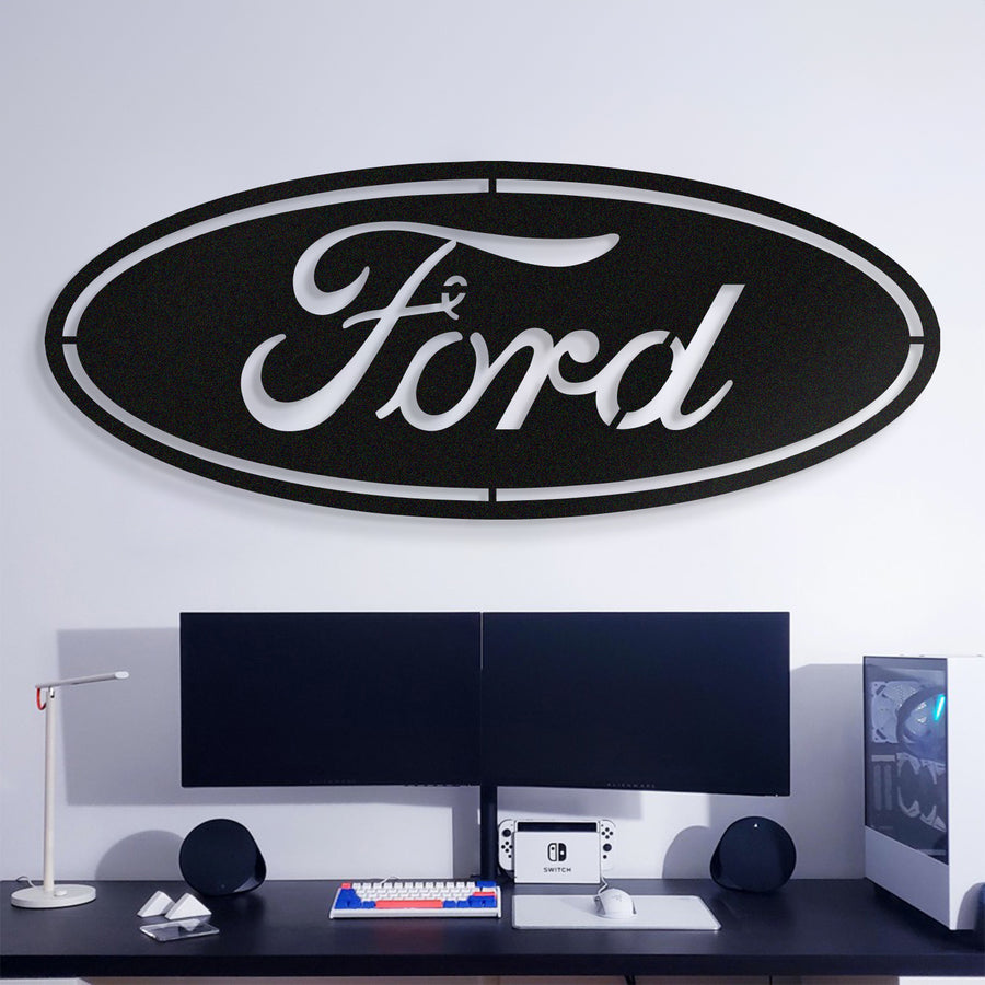 لوحة شعار شركة فورد Ford