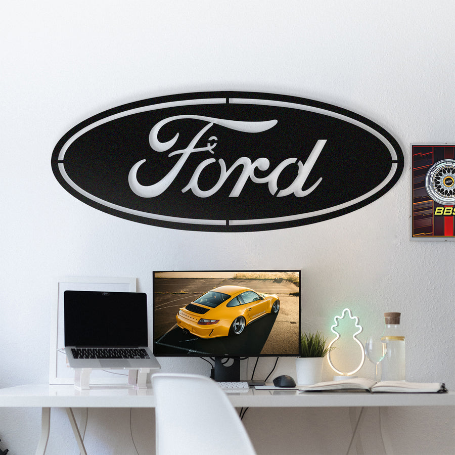 لوحة شعار شركة فورد Ford