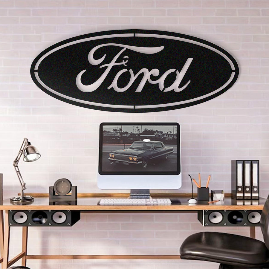 لوحة شعار شركة فورد Ford