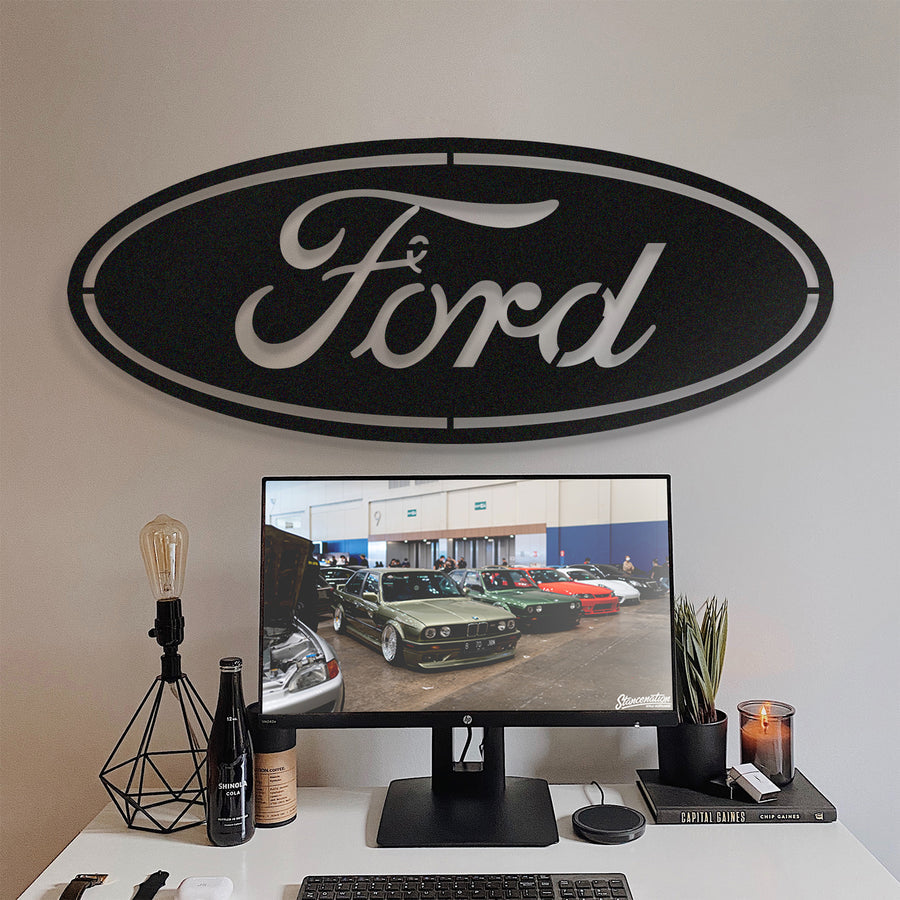 لوحة شعار شركة فورد Ford