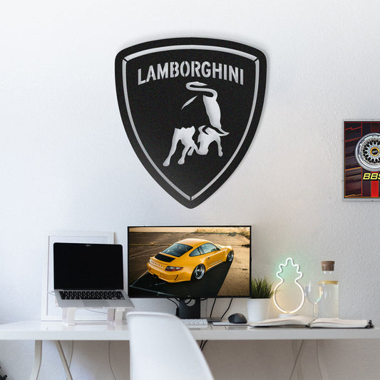 لوحة شعار شركة لمرجيني lamborghini