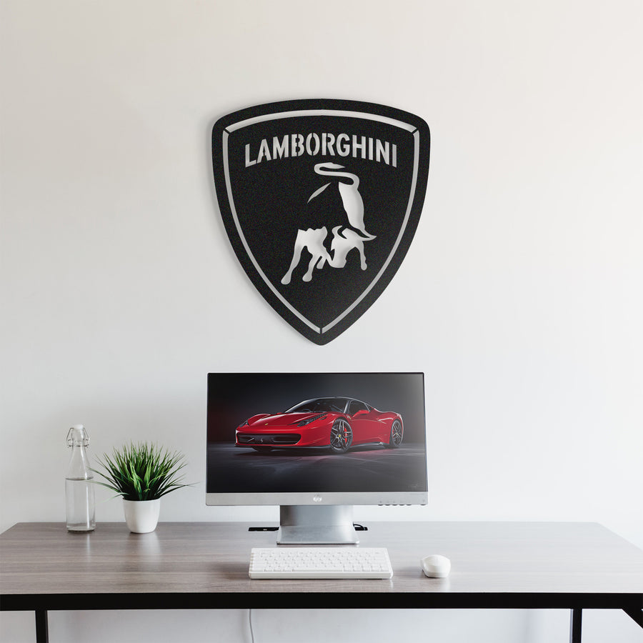 لوحة شعار شركة لمرجيني lamborghini