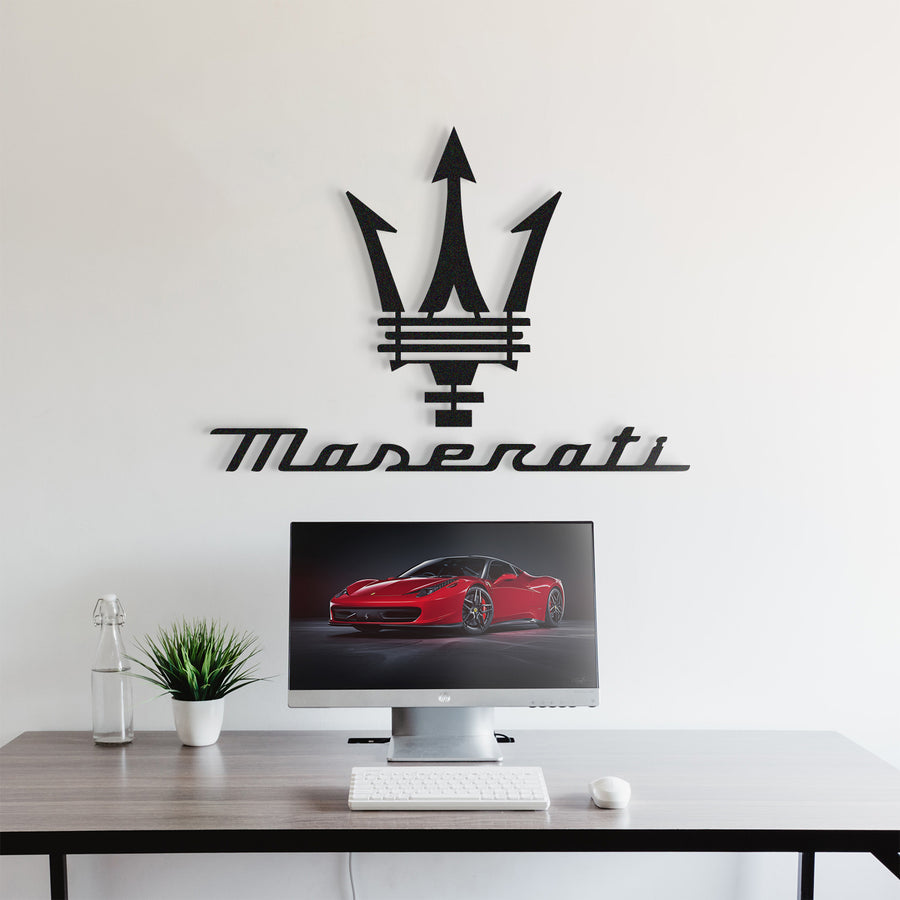 لوحة شعار شركة مازيراتي Maserati