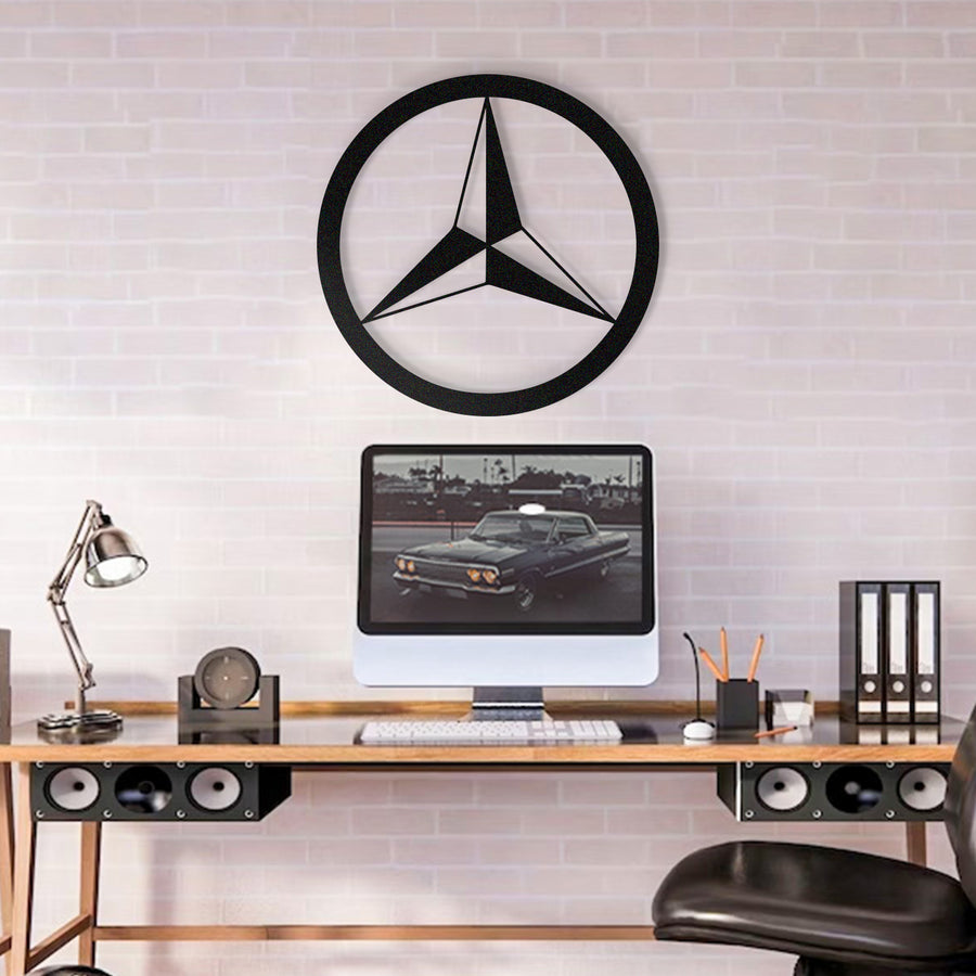 لوحة شعار شركة مرسيدس Mercedes