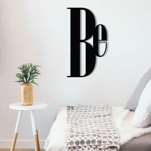 Be Special English Calligraphy Wall Art