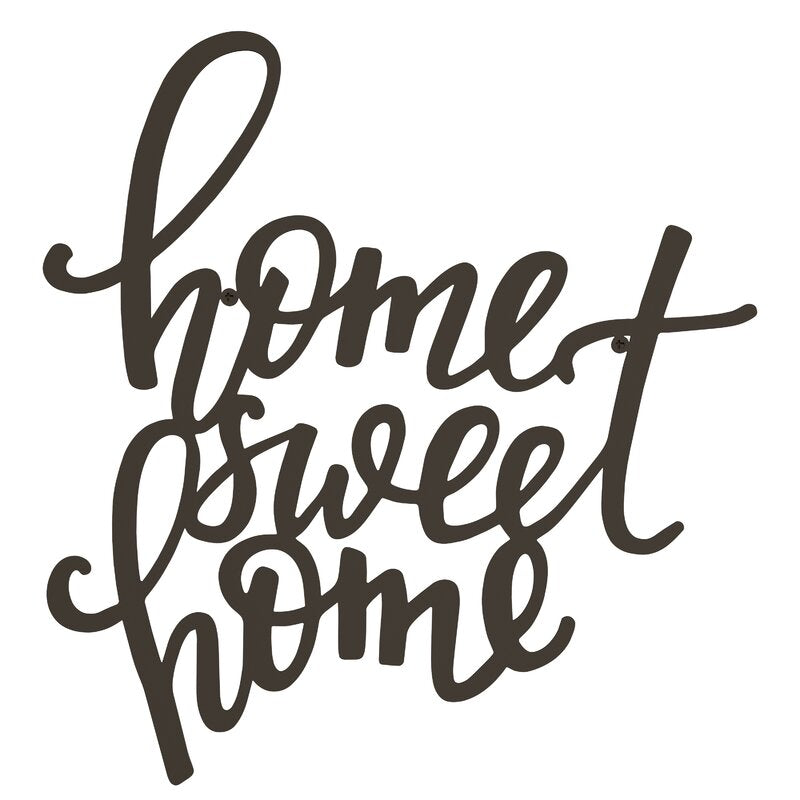 Home Sweet Home English Calligraphy