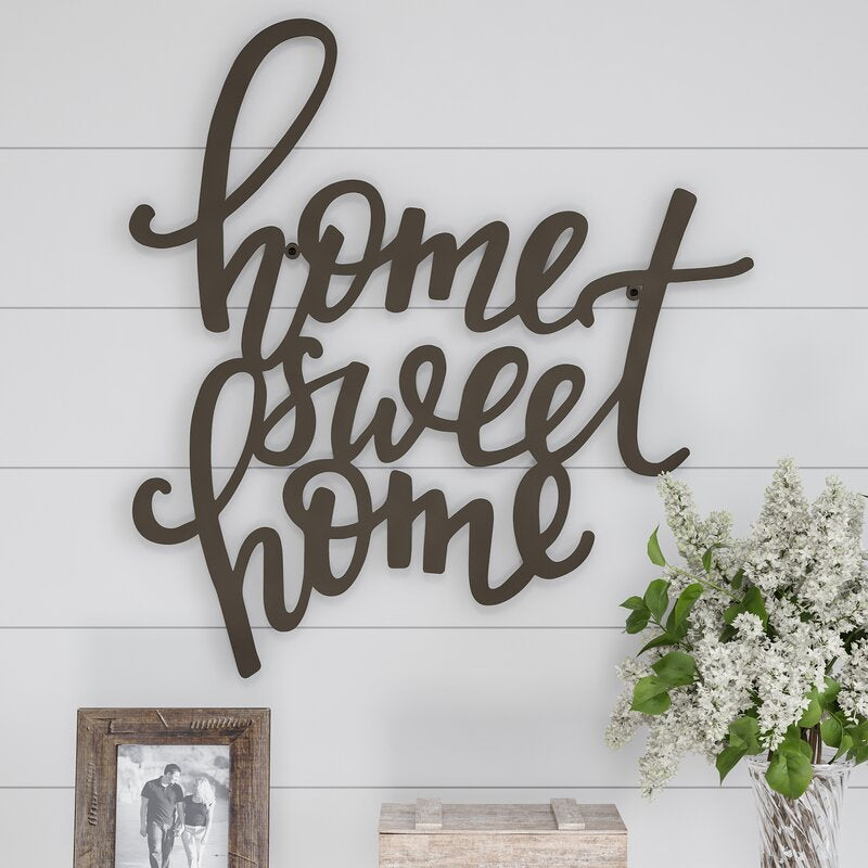 Home Sweet Home English Calligraphy