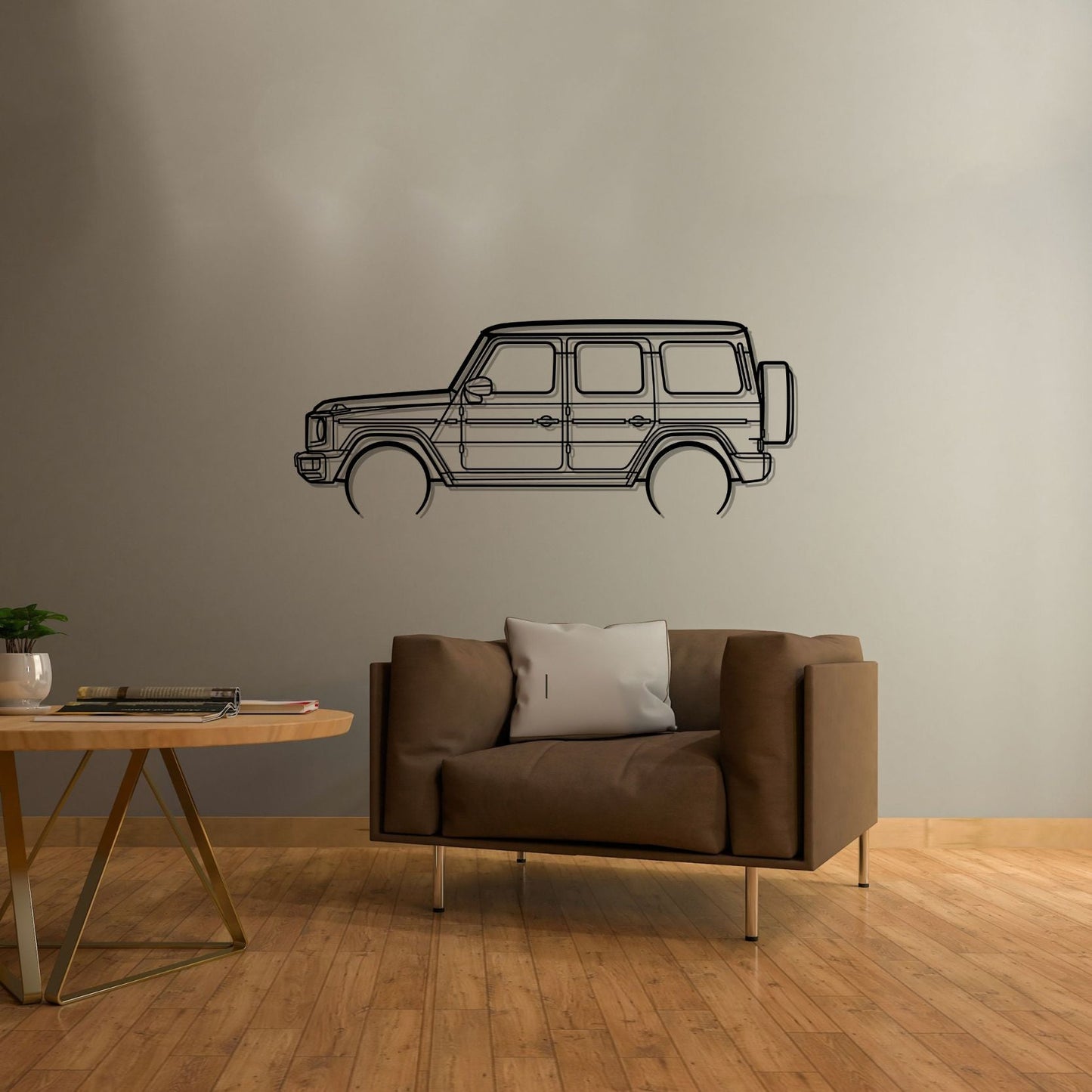 G class 2020 Detailed Silhouette Metal Wall Art