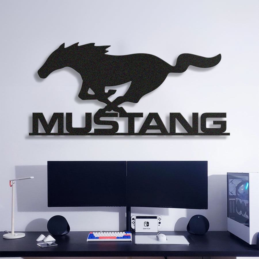 لوحة شعار شركة موستانح Mustang