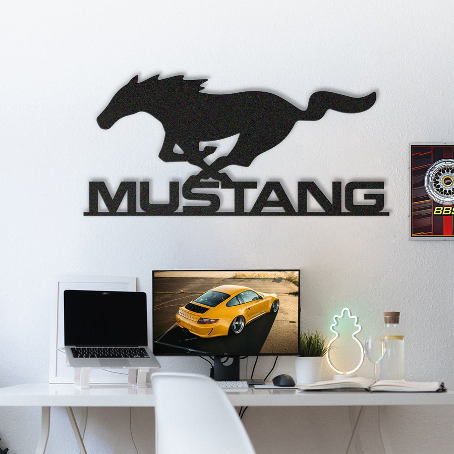 لوحة شعار شركة موستانح Mustang