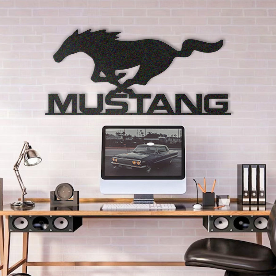 لوحة شعار شركة موستانح Mustang