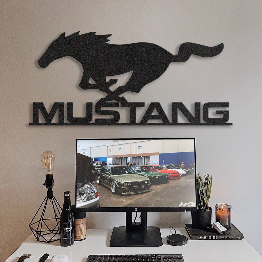 لوحة شعار شركة موستانح Mustang