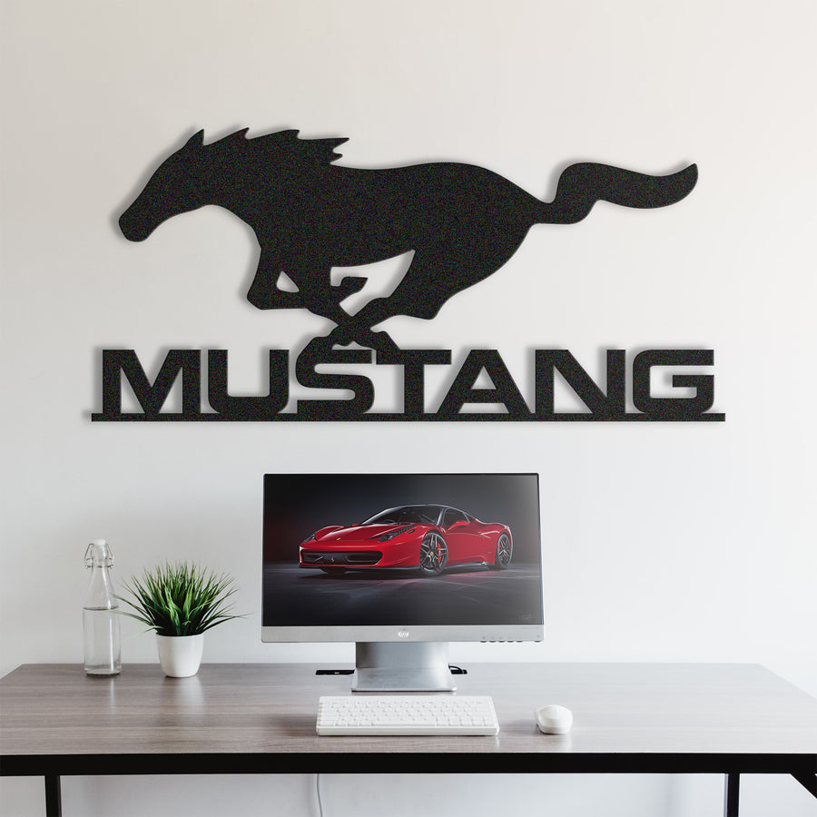 لوحة شعار شركة موستانح Mustang