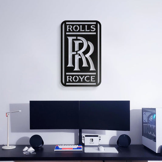 لوحة شعار شركة رولز رويز Rolls Royce