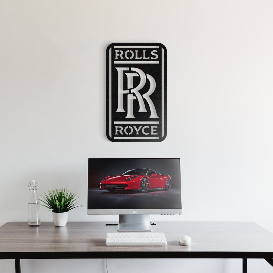 لوحة شعار شركة رولز رويز Rolls Royce