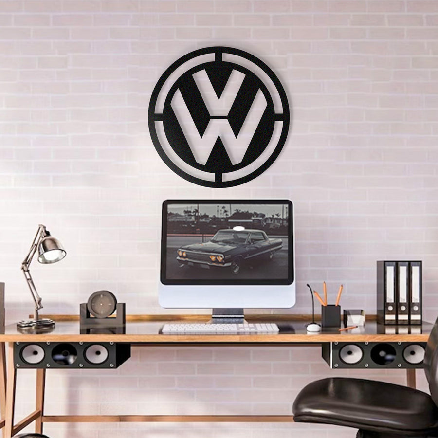 لوحة شعار شركة فولكس فاجن VolksWagen