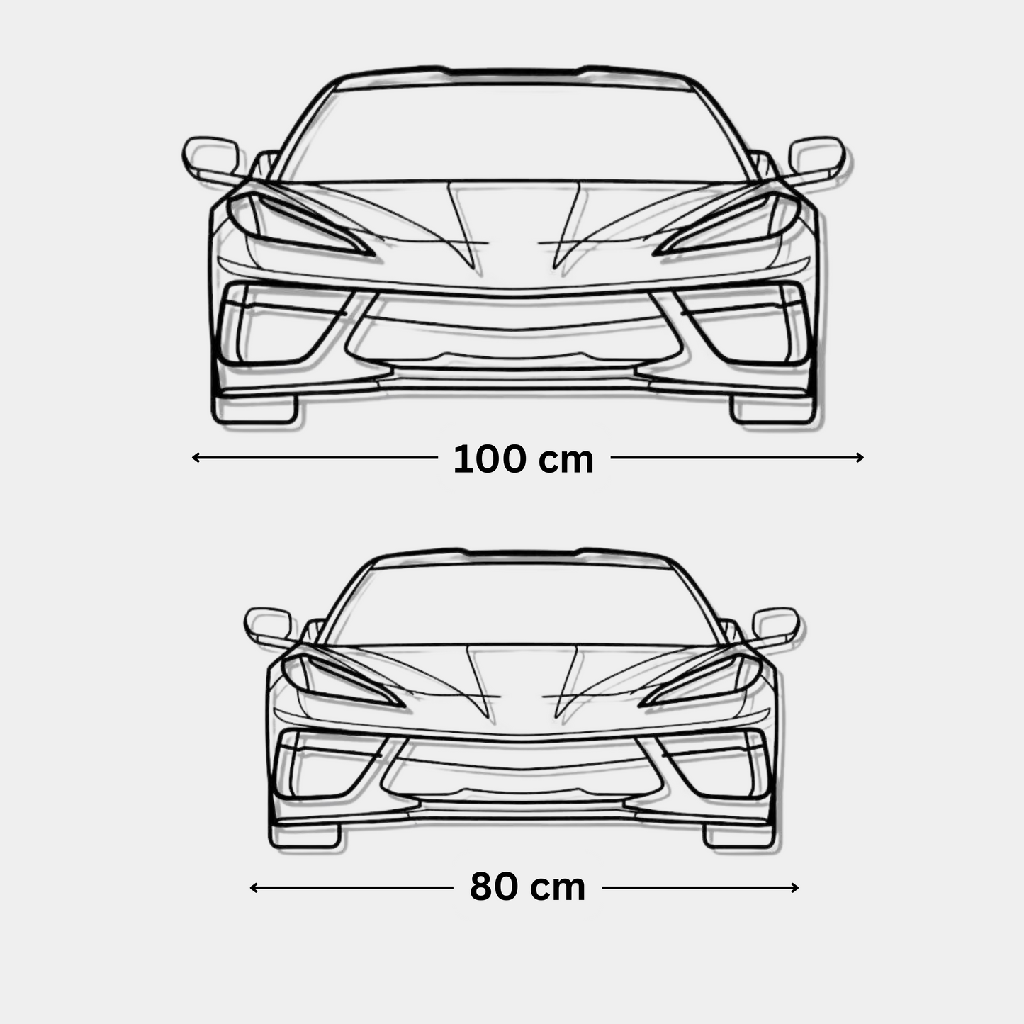 Maserati 3200 1940 Front Silhouette Metal Wall Art