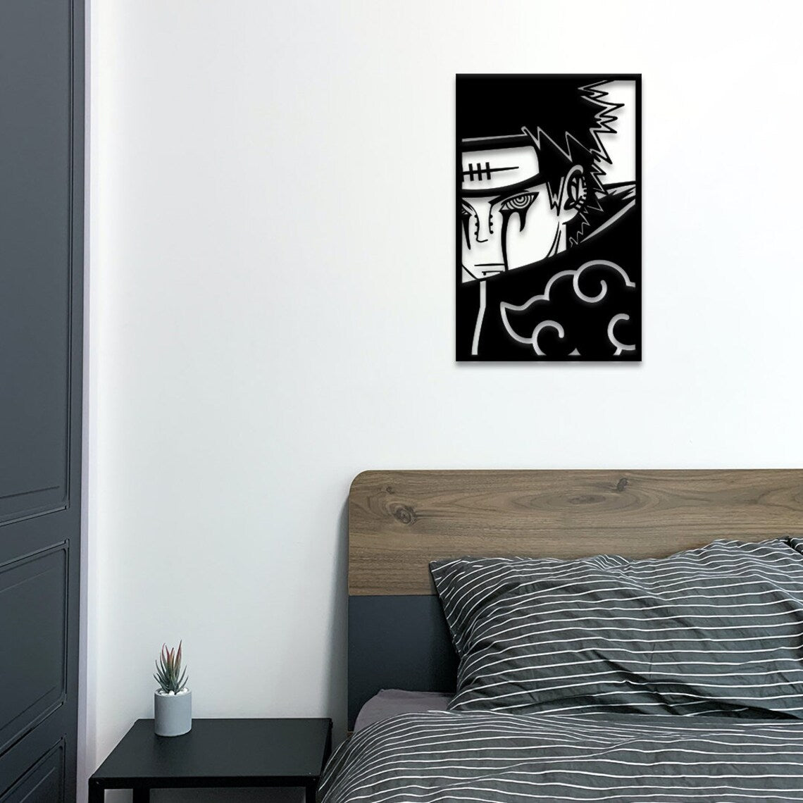 Pain Akatsuki Naruto Shippuden Anime Metal Wall Art