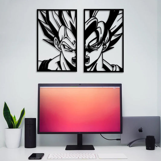 Goku Super Saiyan Dragon Ball Z Anime Metal Wall Art