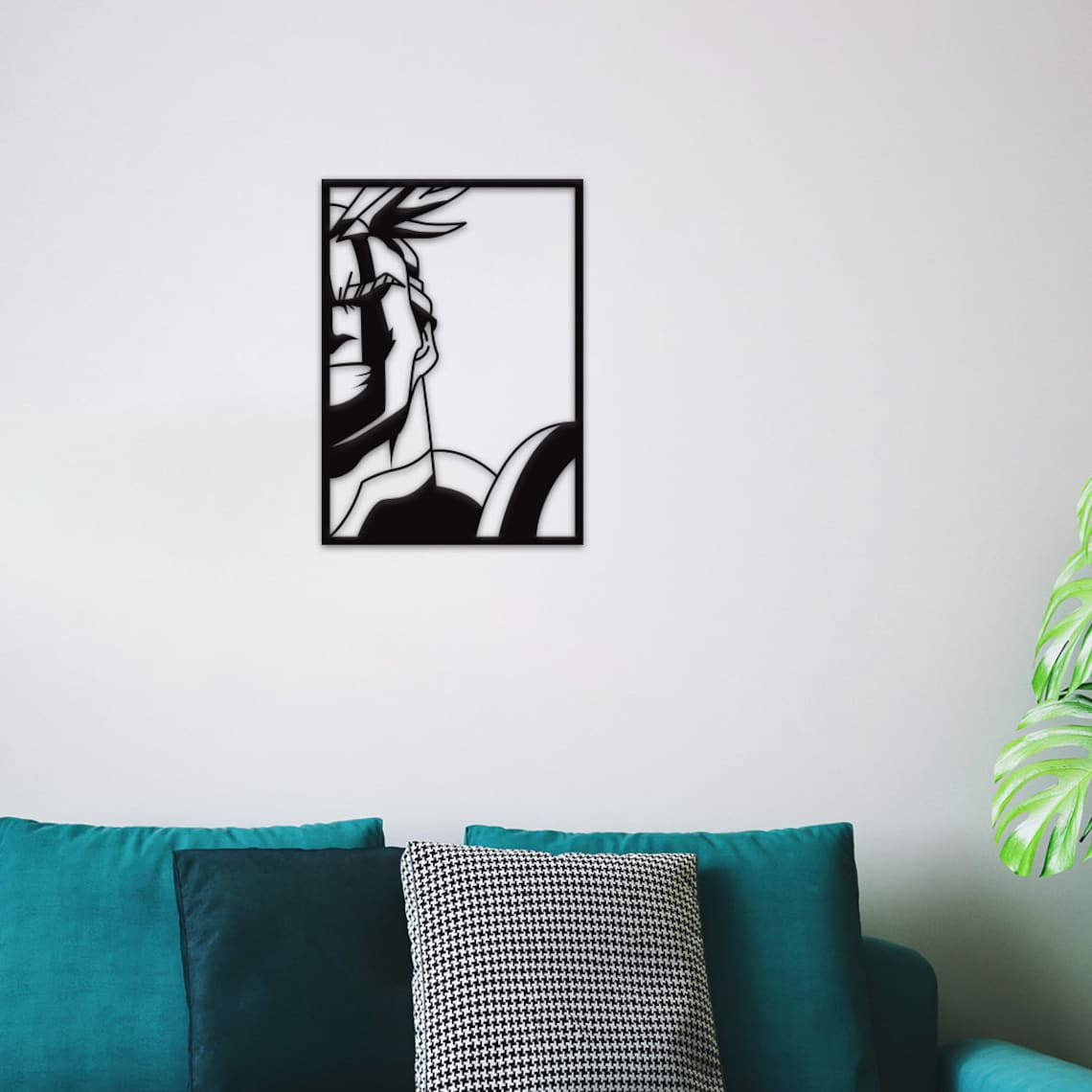 All Might One for All My Hero Academia Anime Metal Wall Art