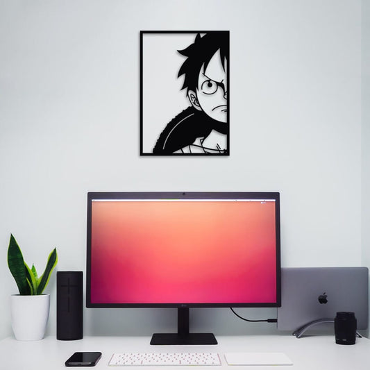 Monkey D. Luffy One Piece King Of The Pirates Anime Metal Wall Art