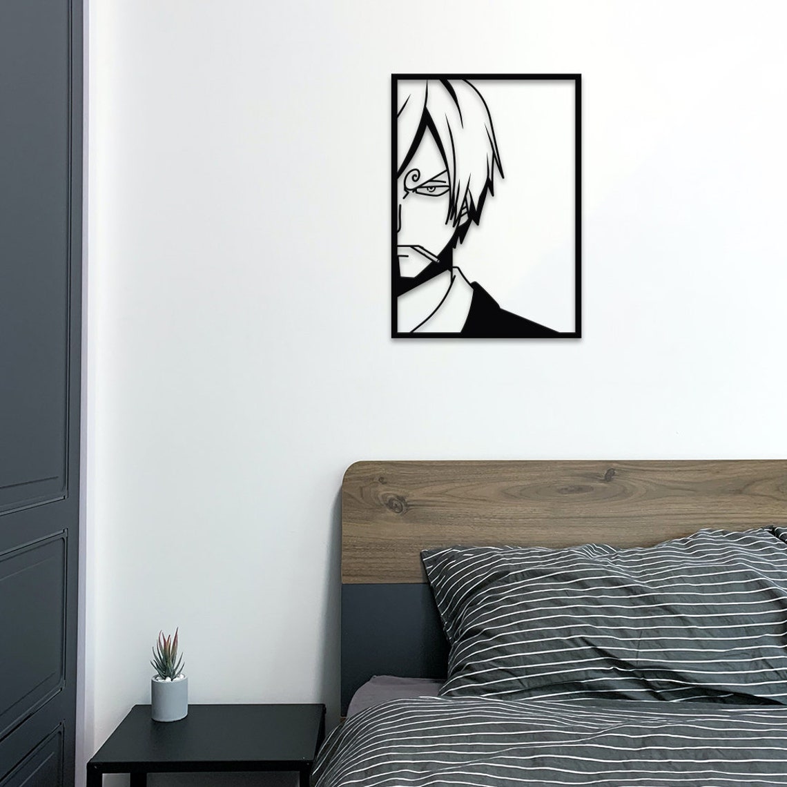 Sanji Black Leg One Piece King Of The Pirates Metal Wall Art