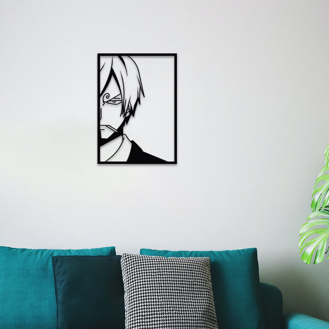 Sanji Black Leg One Piece King Of The Pirates Metal Wall Art