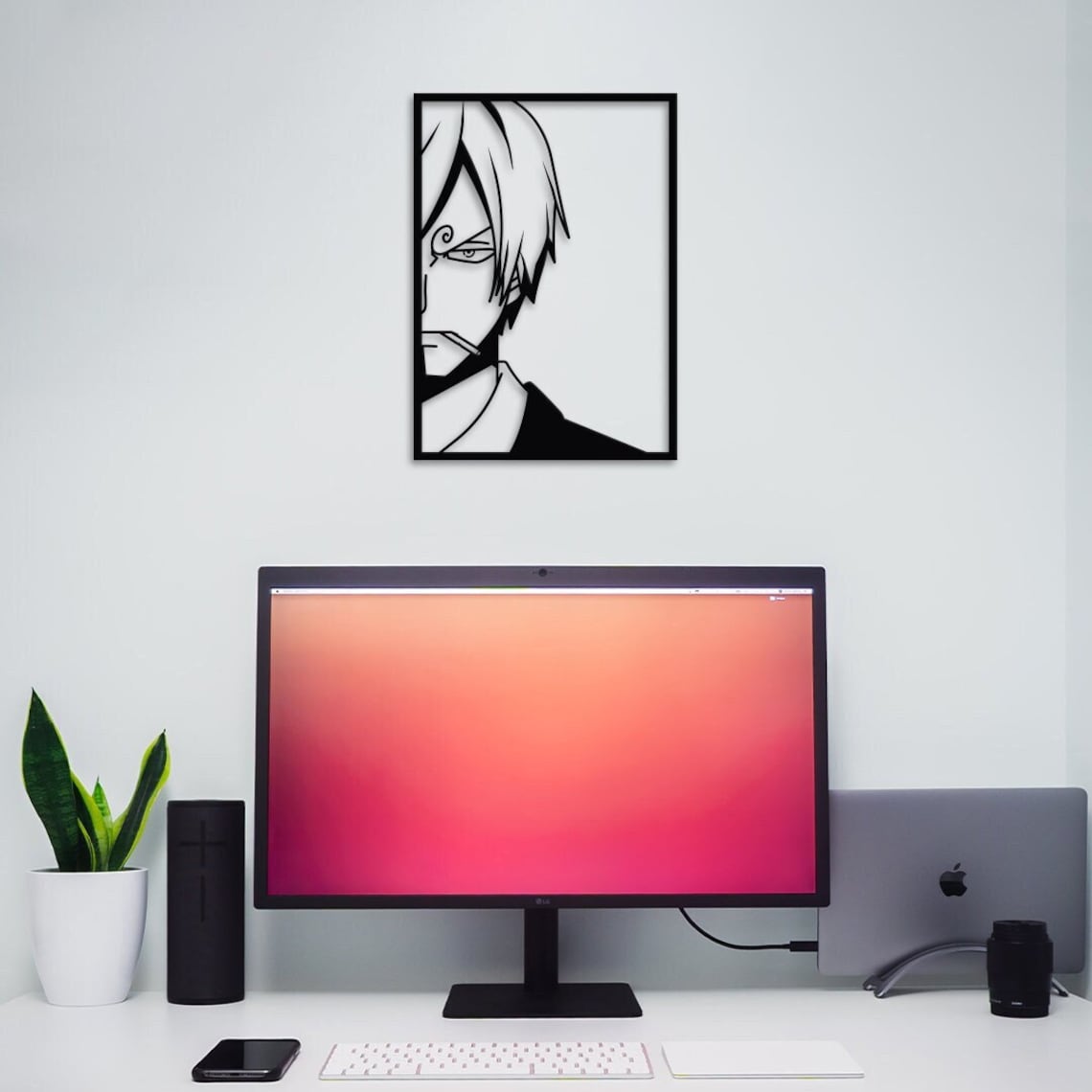 Sanji Black Leg One Piece King Of The Pirates Metal Wall Art