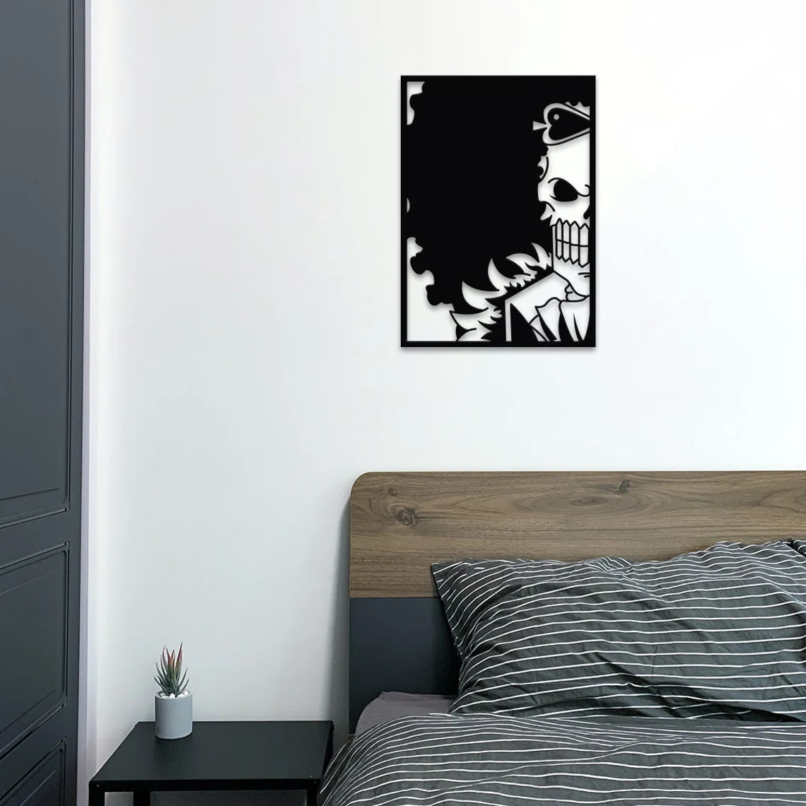 Brook "Soul King" One Piece King Of The Pirates Metal Wall Art