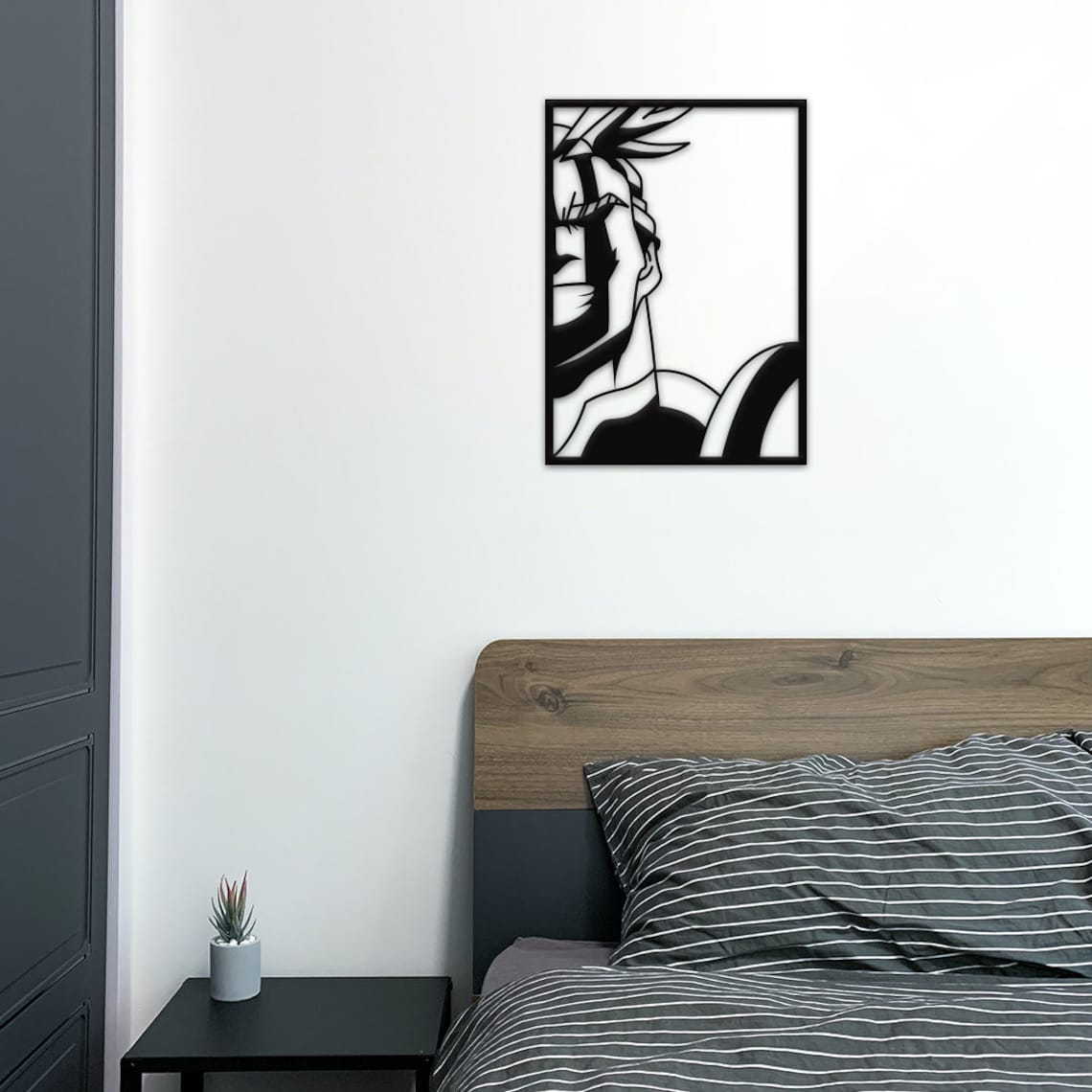 All Might One for All My Hero Academia Anime Metal Wall Art