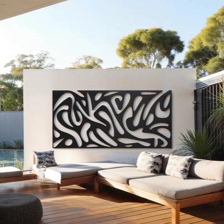 Indoor and Outdoor abstract metal wall art