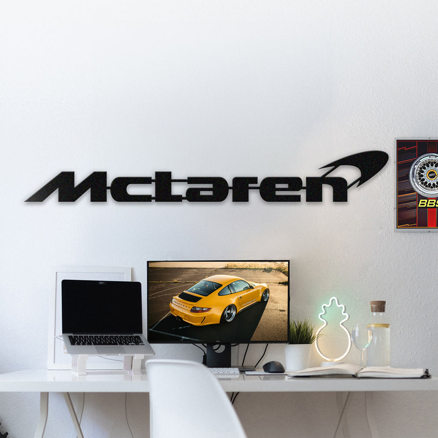 لوحة شعار شركة مكلارين Mclaren