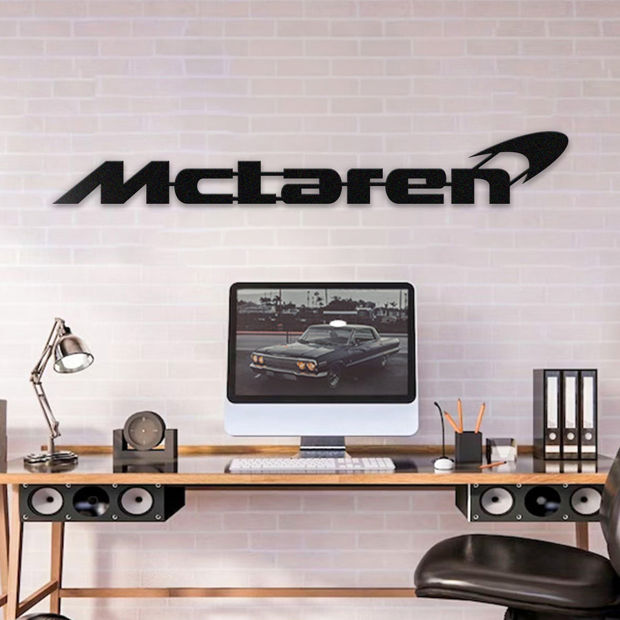 لوحة شعار شركة مكلارين Mclaren