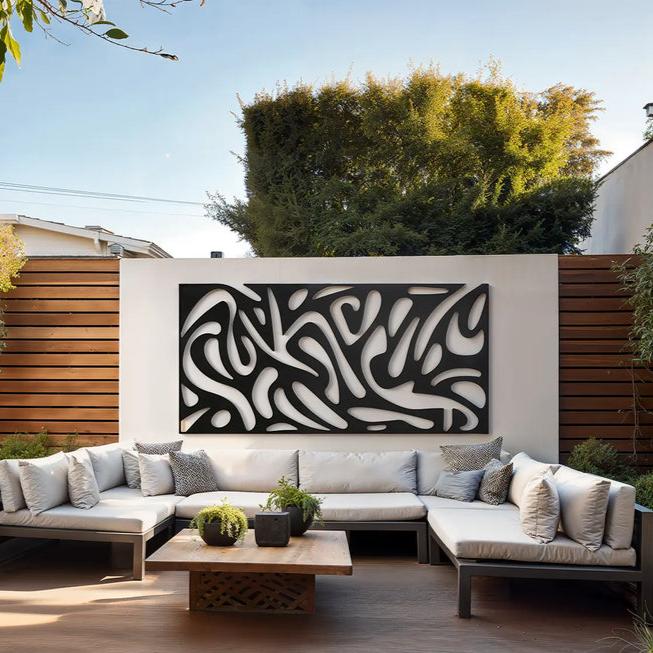 Indoor and Outdoor abstract metal wall art