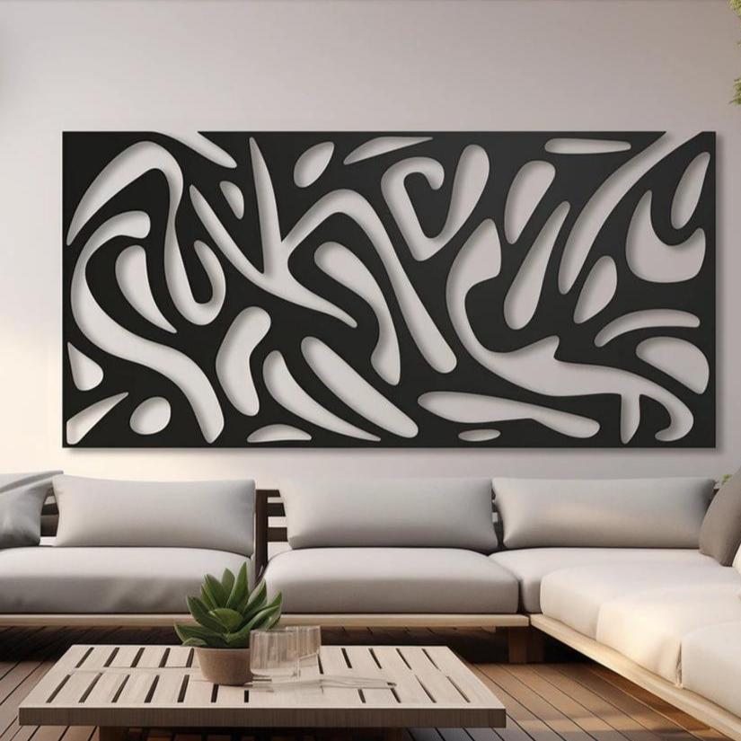 Indoor and Outdoor abstract metal wall art